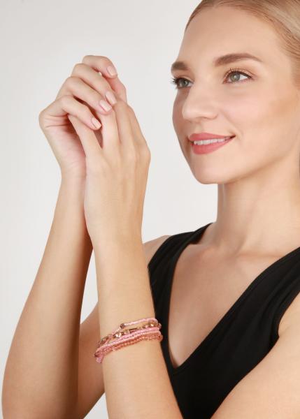 pink - Petit Glamour d'Afrique - Konplott bracelet
